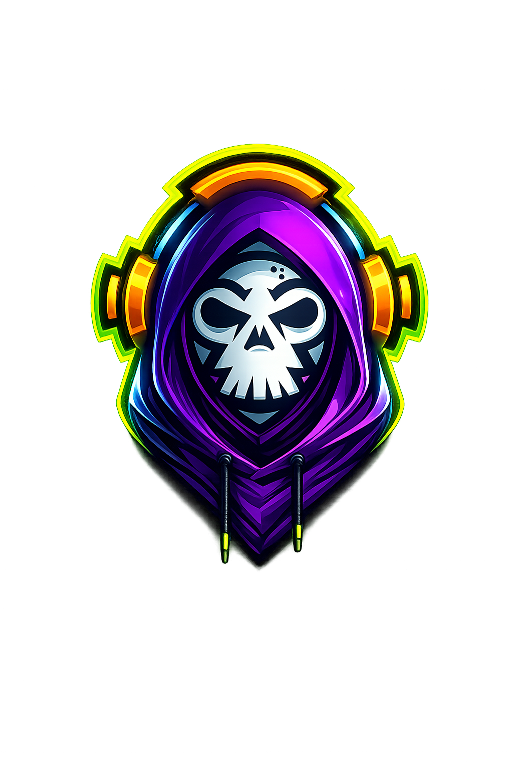Zeek’s purple hooded skull logo